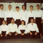 Con i Maestri Ghidoni e Blasi ed altri praticanti ai tempi dell'Aikido
